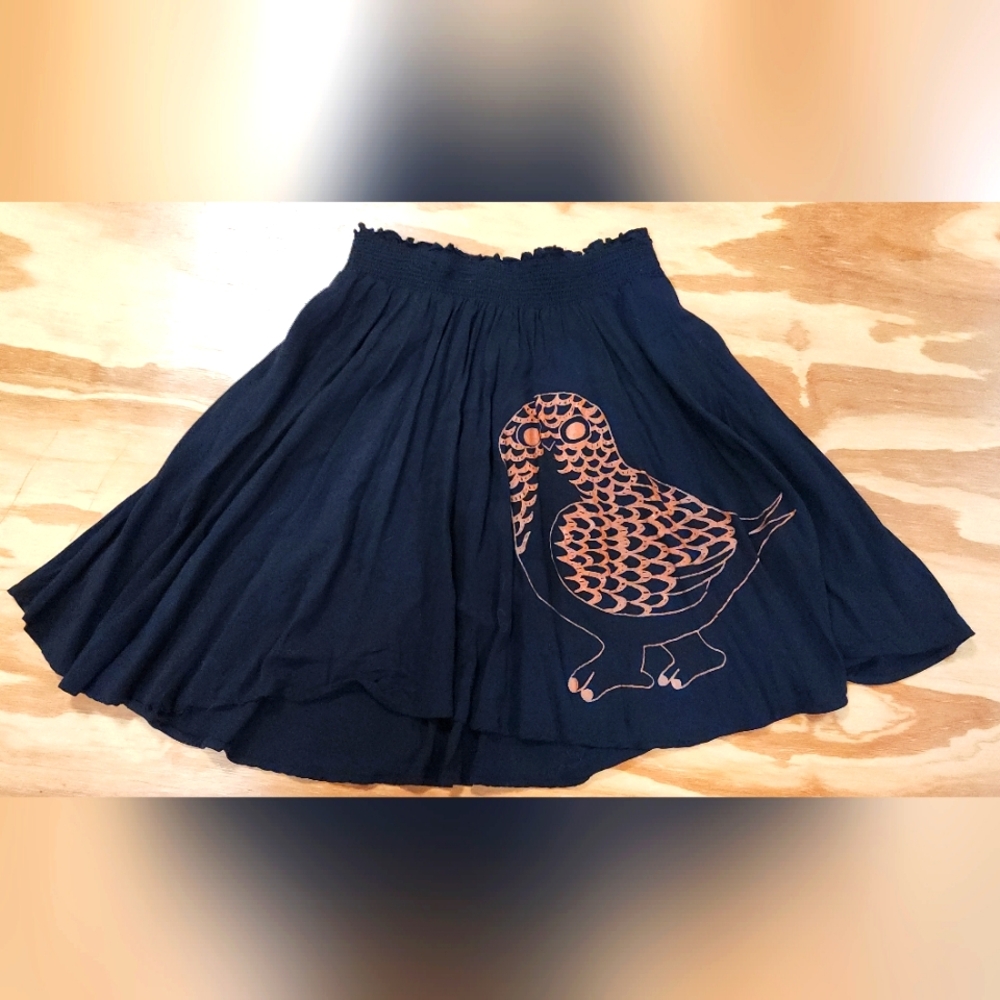 A Is For Audry Owl Circle Skirt